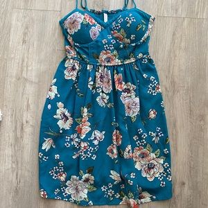 Blue Floral Dress